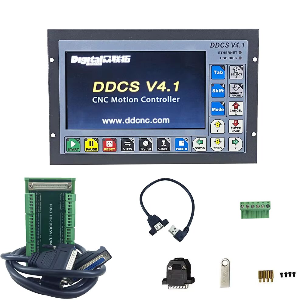 Ddcs V4.1 4 Axis Cnc Offline Controller - Samodzielny kontroler ruchu DDCS V4.1, kontroler