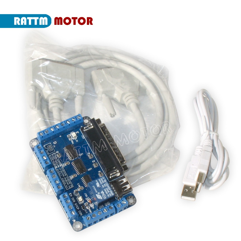 5 Axis Cnc Breakout Board Interface Mach3 - Płytka rozszerzająca CNC 5-osiowy interfejs V5