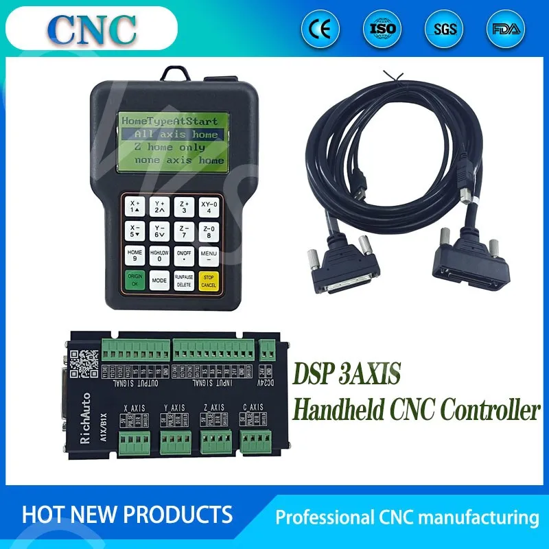 Richauto A11 Dsp Controller 3 Axis - RichAuto DSP A11E 3-osiowy kontroler oryginalny