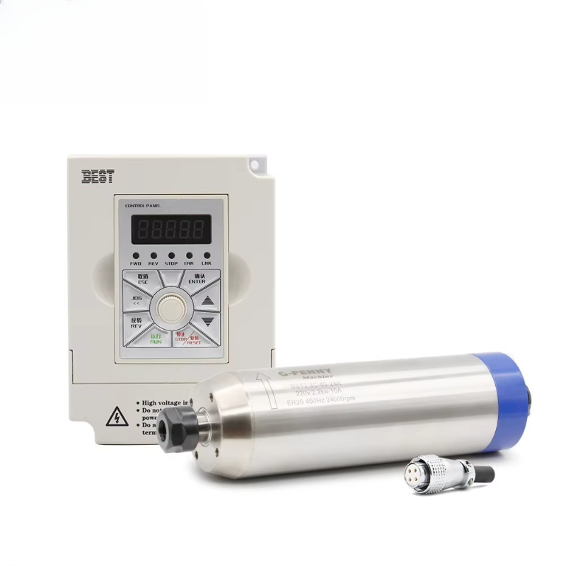 2.2Kw Water Cooled Spindle Kit Vfd - Zestaw silnika wrzeciona chłodzonego wodą o