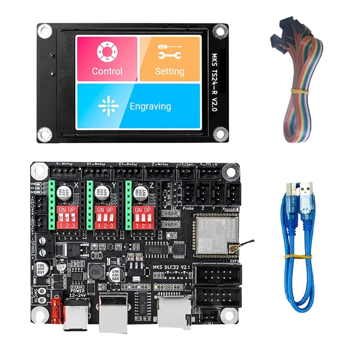 Nowa Elektroniczna Płytka Ster – Grbl 32 Bit Control Board Offline Display recenzja i cena