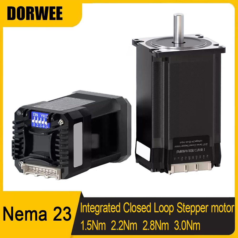 Zintegrowany silnik krokowy z  – Nema 23 Closed Loop Stepper Motor Driver Kit recenzja i cena