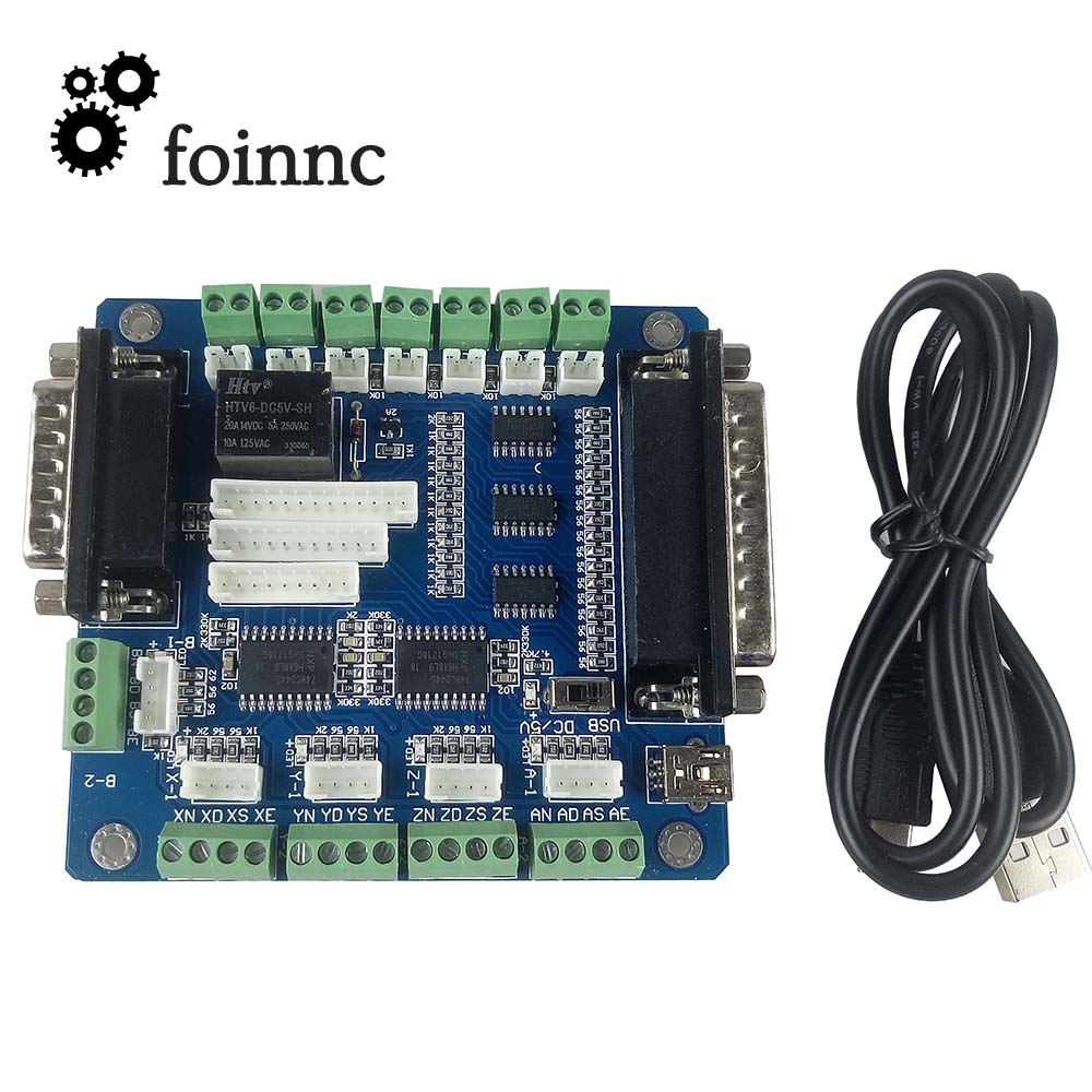 Mach3 5 osi CNC Breakout płyta – 5 Axis Cnc Breakout Board Interface Mach3 recenzja i cena