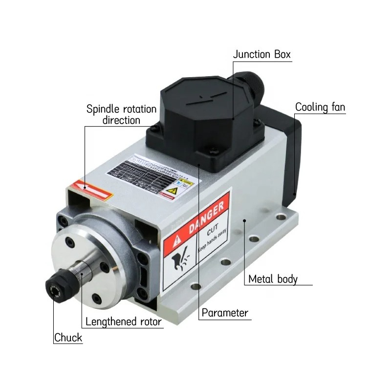 Silnik wrzeciona frezarki 2.2k – Er20 Collet Chuck Spindle Motor 220V recenzja i cena