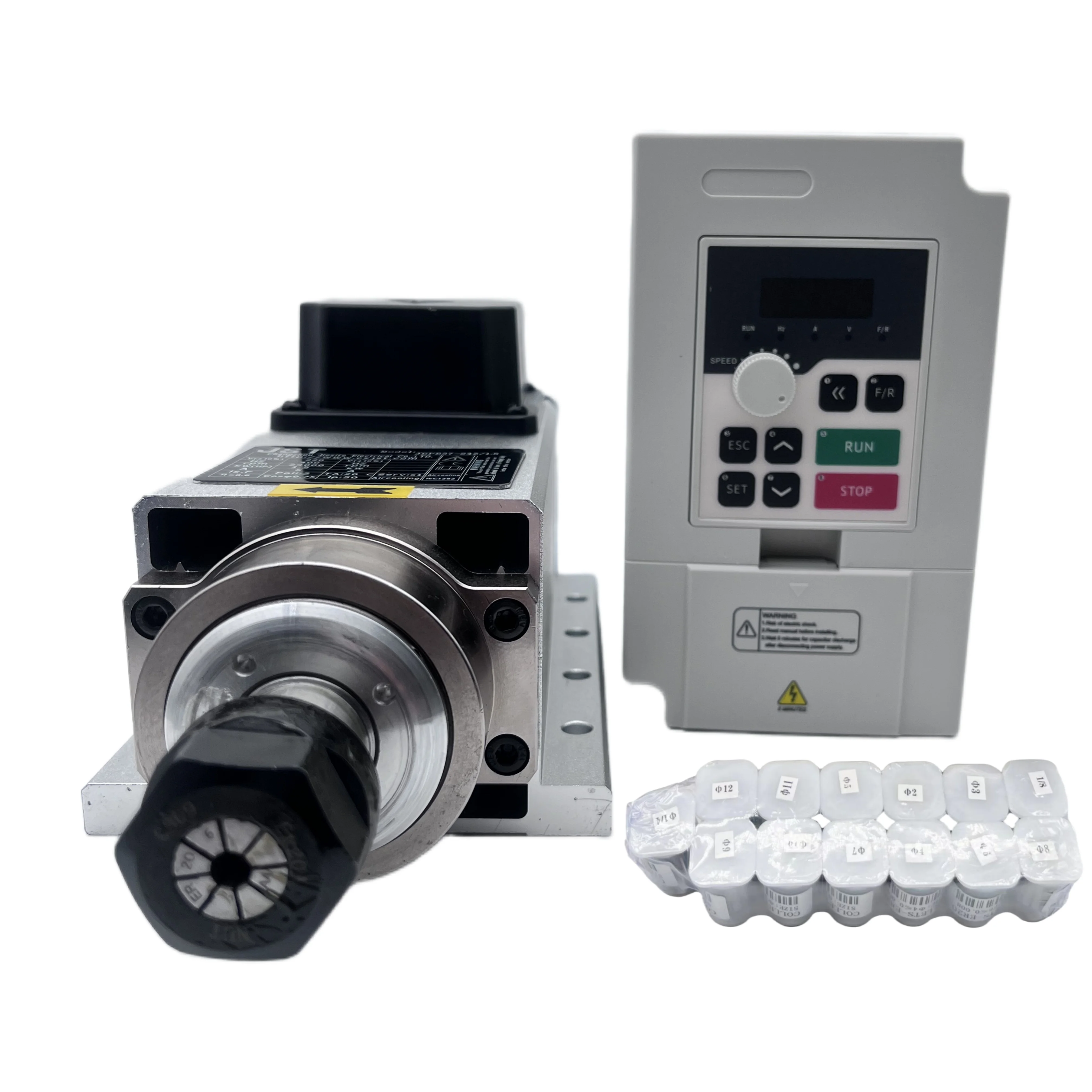 Zestaw silnika wrzeciona CNC 1 – Air Cooled 1.5Kw Spindle Motor Inverter 110V recenzja i cena