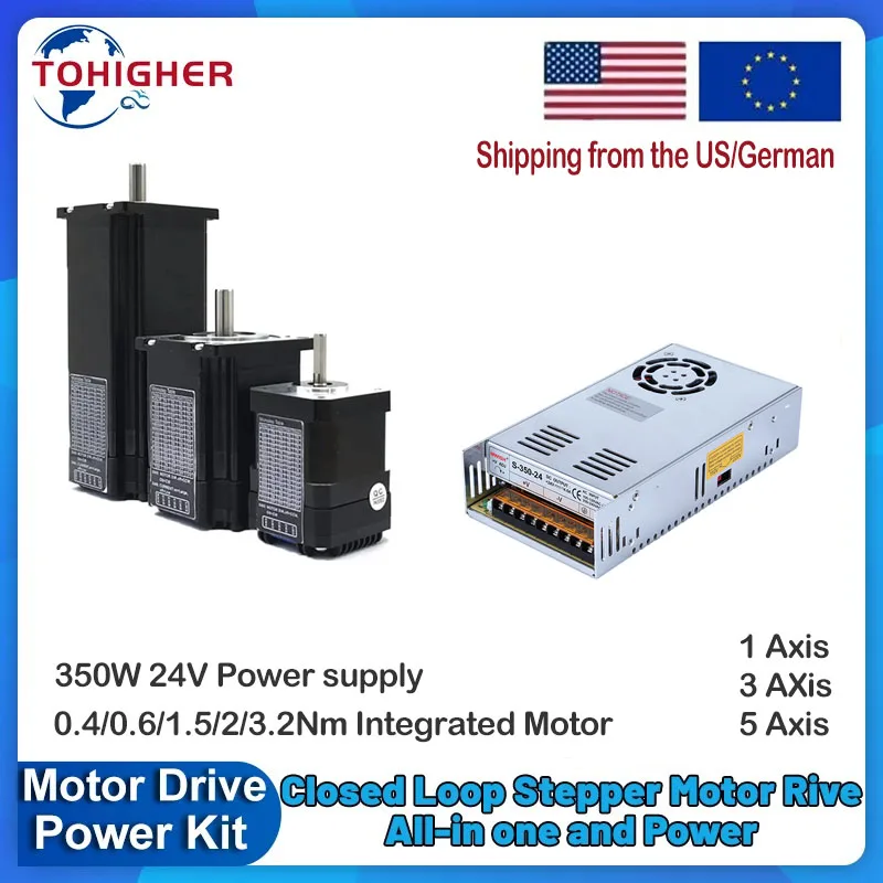 Zestaw sterownika silnika krok – Nema 23 Closed Loop Stepper Motor Driver Kit recenzja i cena