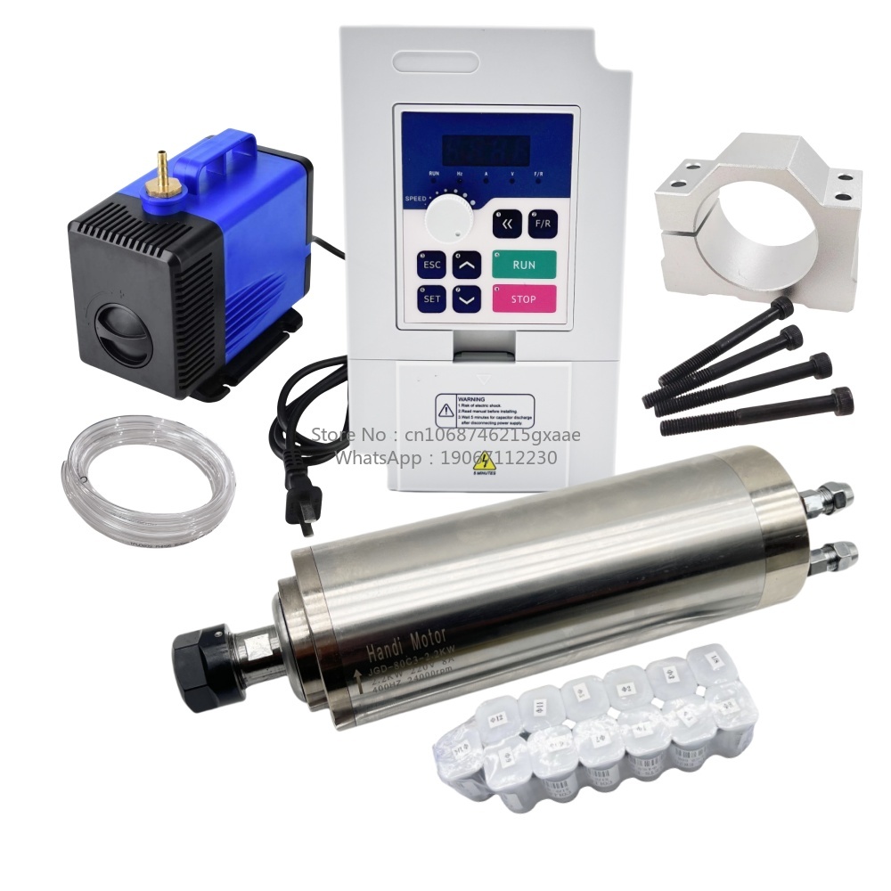 Zestaw wrzeciona CNC chłodzone – 2.2Kw Water Cooled Spindle Kit Vfd recenzja i cena