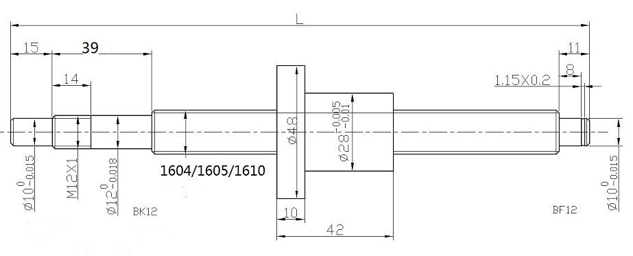 6-częściowy zestaw CNC: szyna  – Hgr20 Linear Guide Rail Ballscrew Set recenzja i cena