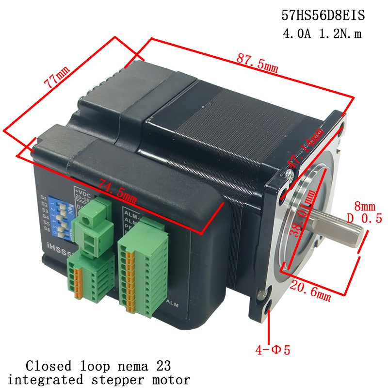 Zintegrowany silnik krokowy Ne – Nema 23 Closed Loop Stepper Motor Driver Kit recenzja i cena