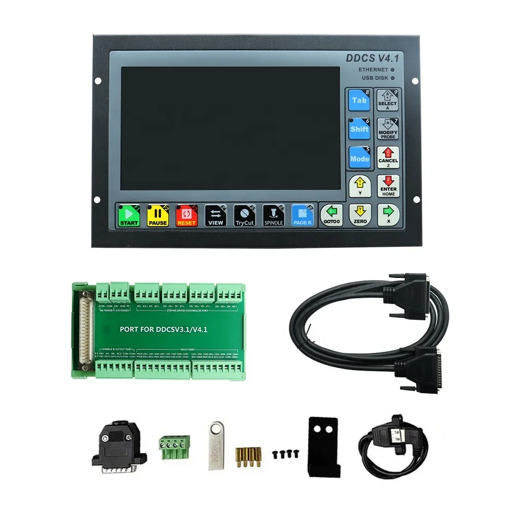 Najnowszy sterownik CNC HLTNC  – Ddcs V4.1 4 Axis Cnc Offline Controller recenzja i cena