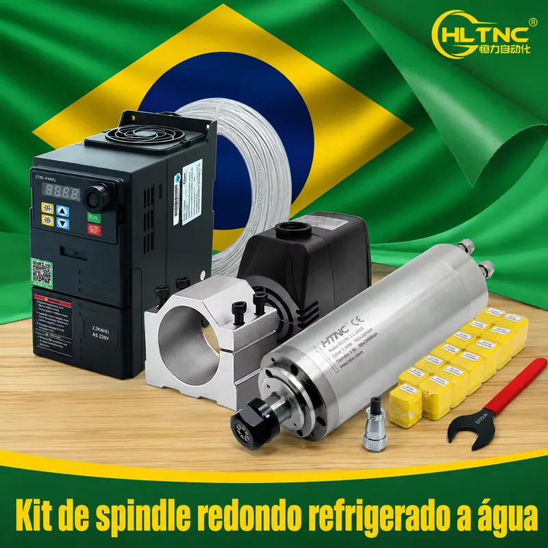Brazylijski silnik wrzecionowy – 2.2Kw Water Cooled Spindle Kit Vfd recenzja i cena
